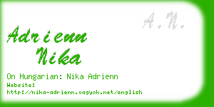 adrienn nika business card